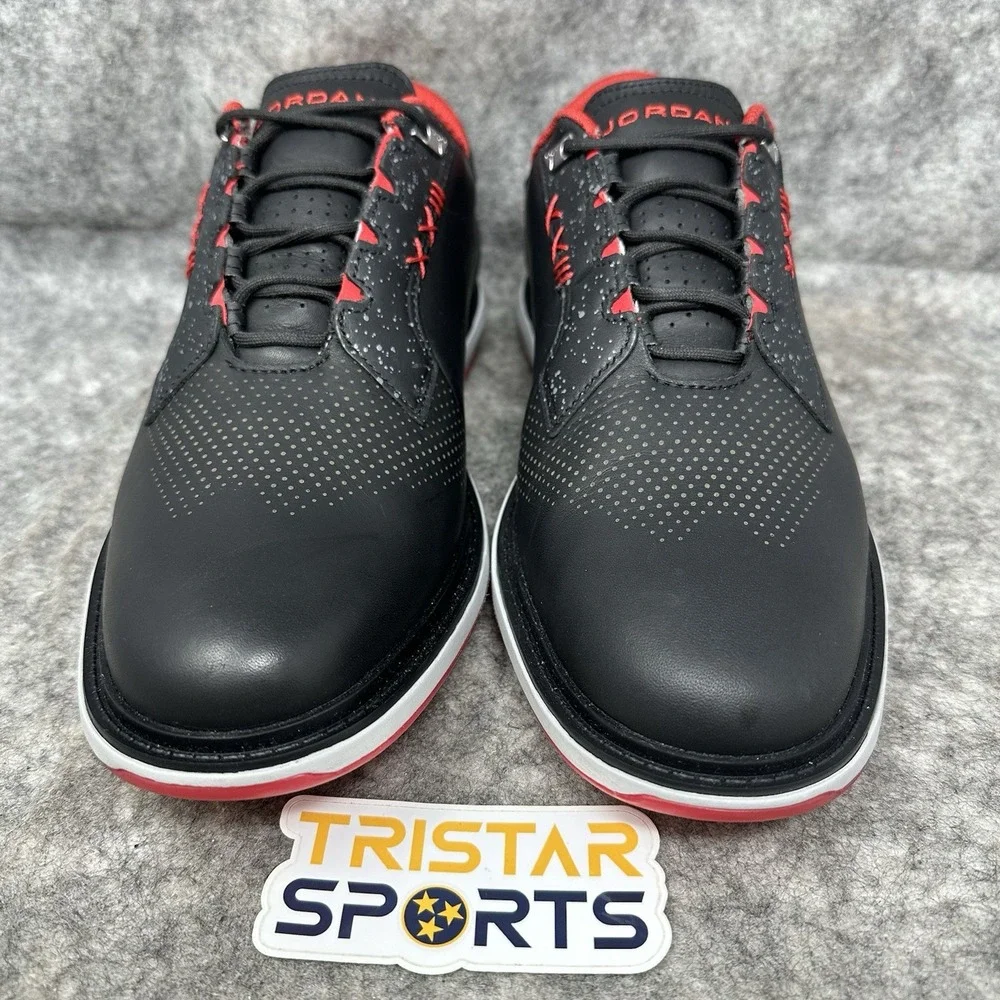 Air Jordan ADG 5 Golf Shoes Mens Size 9.5 Black Fire Red Bred Nike FQ6642-001